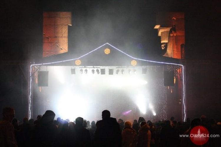 Olsztynianie powitali Nowy Rok 2012