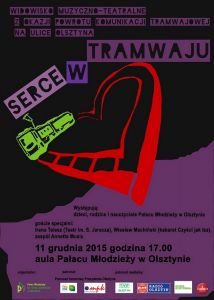 Pałac Młodzieży zaprasza na widowisko z okazji powrotu komunikacji tramwajowej do Olsztyna