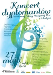 Koncert dyplomantów Państwowej Szkoły Muzycznej II st. w Olsztynie odbędzie się w piątek w filharmonii