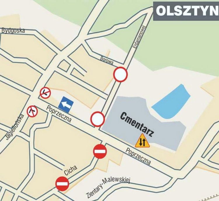 Komunikacja miejska i organizacja ruchu w Olsztynie w okresie Wszystkich Świętych