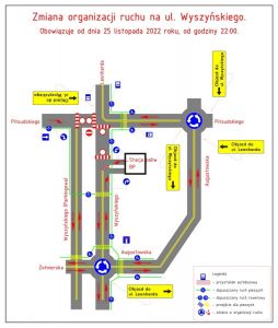Zmiany w ruchu na ul. Wyszyńskiego