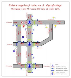 Wraca ruch w ciągu ulic Wyszyńskiego-Leonharda