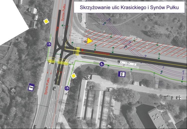 Organizacja ruchu: zmiany na ul. Krasickiego