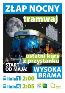 Tramwaje w Olsztynie będą kursowały również nocą