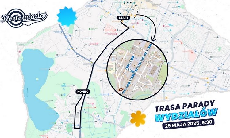 Zmiany w komunikacji miejskiej podczas Kortowiady 2025