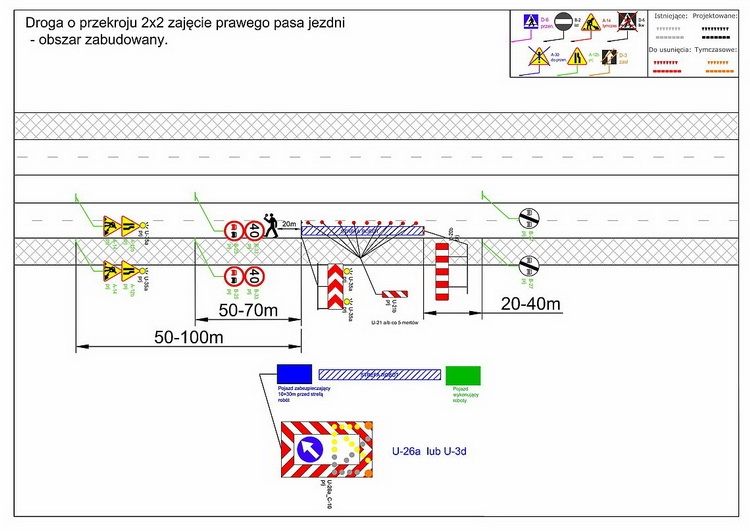 Tymczasowa organizacja ruchu na ulicy Krasickiego