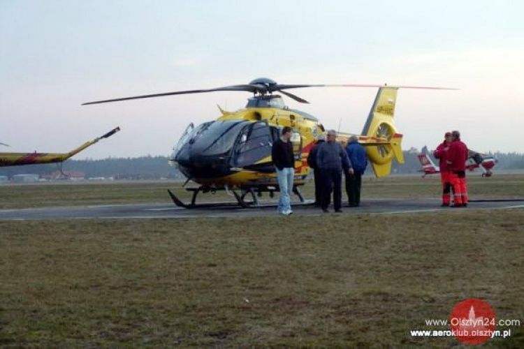 Pierwsze lądowanie Eurocoptera w Dajtkach!