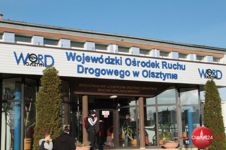Olsztyński WORD zawiesza przeprowadzanie egzaminów na prawo jazdy