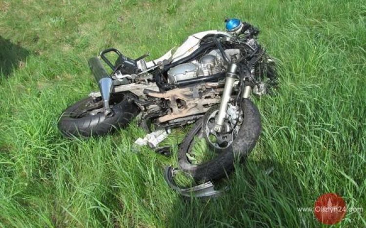 W wypadku w Ostródzie zginął policyjny motocyklista 