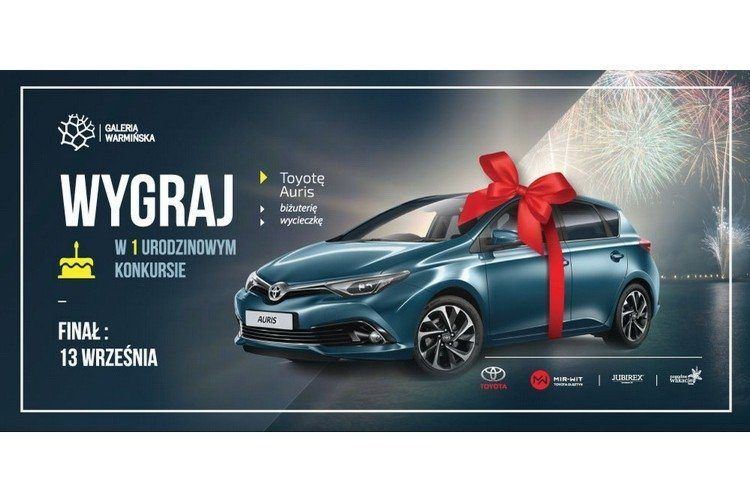Przyjdź do Galerii i wygraj! Toyotę, wycieczkę albo brylanty!