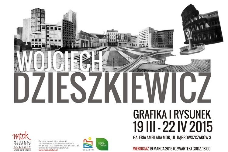 MOK zaprasza na wernisaże wystaw Wojciecha Dzieszkiewicza i Ewy Rubczewskiej