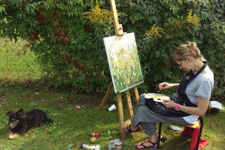 Obrazy Anny Maciąg „U Artystów”