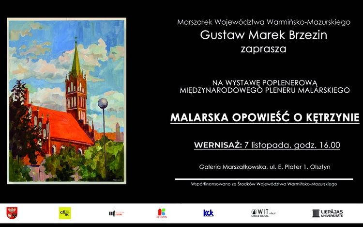 CEiIK zaprasza na wernisaż wystawy „Malarska opowieść o Kętrzynie”