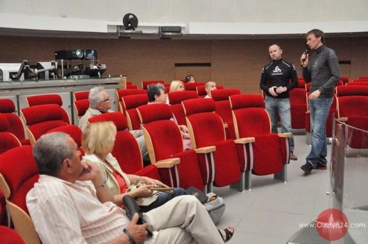 Rekordzista świata w nurkowaniu wysokogórskim spotkał się z olsztynianami