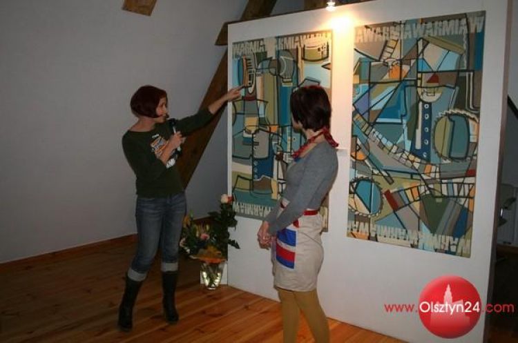 Edyta Jurkowska przedstawiła „Warmia nju dizajn” w haloGalerii MOK