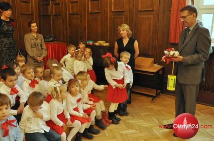 Mali olsztynianie z Przedszkola Miejskiego nr 4 odwiedzili prezydenta