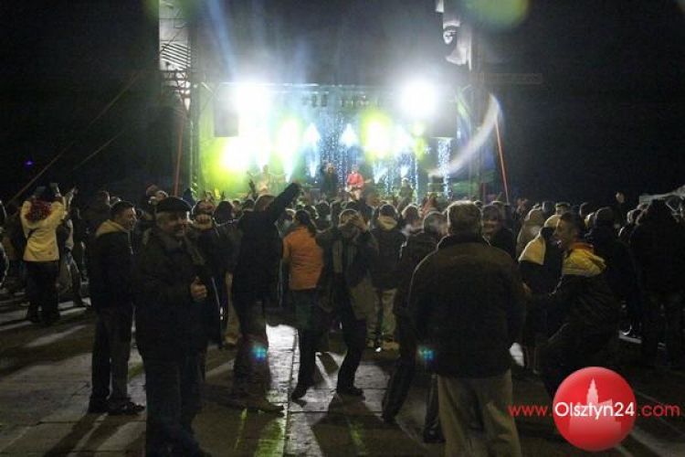 Olsztynianie powitali Nowy Rok 2013