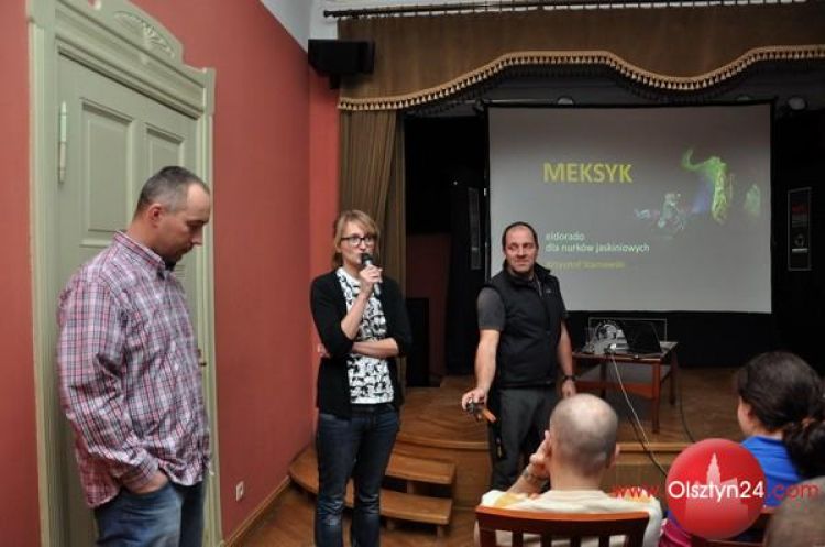 Krzysztof Starnawski o nurkowaniu jaskiniowym w Meksyku opowiedział w MOK 