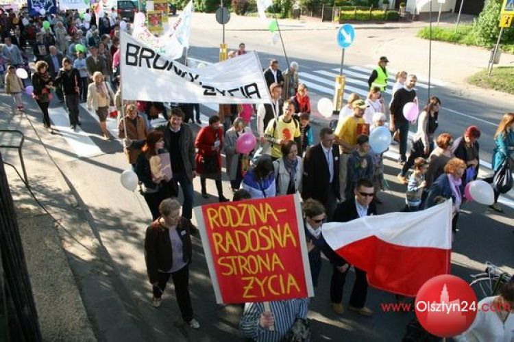 Marsz dla Życia i Rodziny przeszedł ulicami Olsztyna