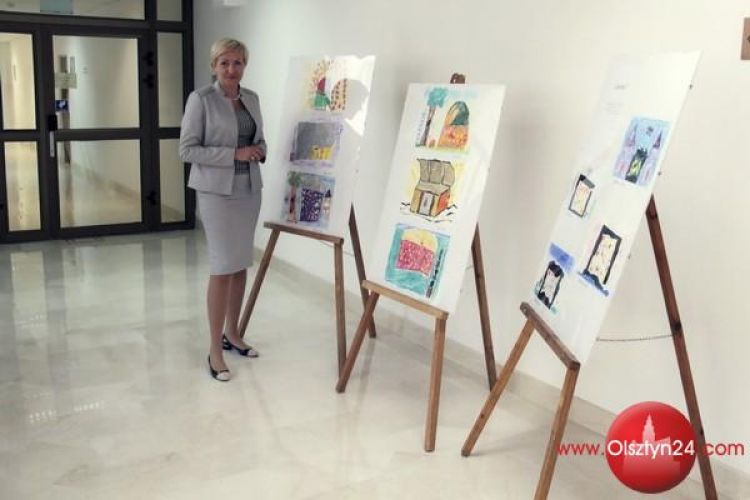 Wystawa prac przedszkolaków z Olsztyna w Ministerstwie Skarbu Państwa