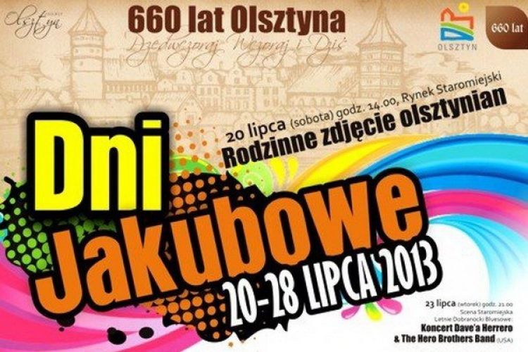 Dni Jakubowe – świętujemy 660 lat Olsztyna!