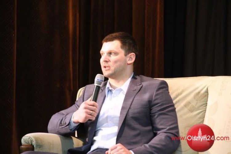 Gimnazjaliści z Biskupca spotkali się z olimpijczykiem Szymonem Kołeckim