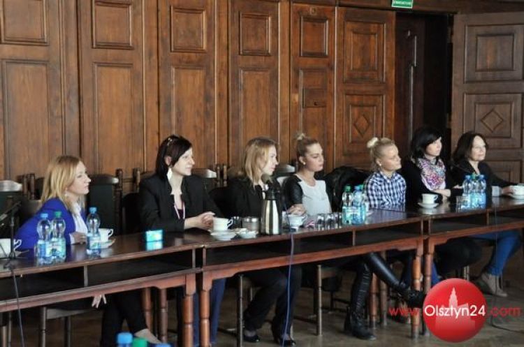 Cheerleaderki z Soltare z wizytą u prezydenta Olsztyna