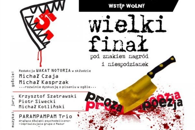 Już jutro wielki finał Rzeźni Literackiej