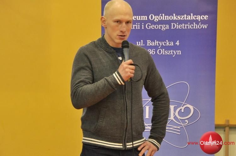 Krzysztof „Diablo” Włodarczyk z wizytą u olsztyńskich uczniów  