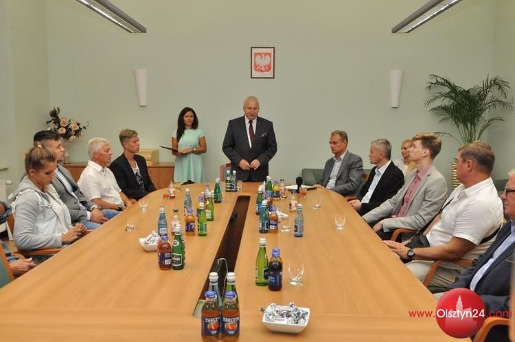 Regionalne sportowe chluby z wizytą u marszałka