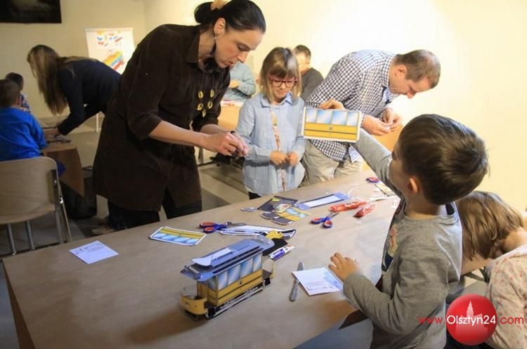 Zajęcia  familijne  „Tramwajem przez Olsztyn”  odbyły  się  w  Tartaku  Raphaelsohnów MOK