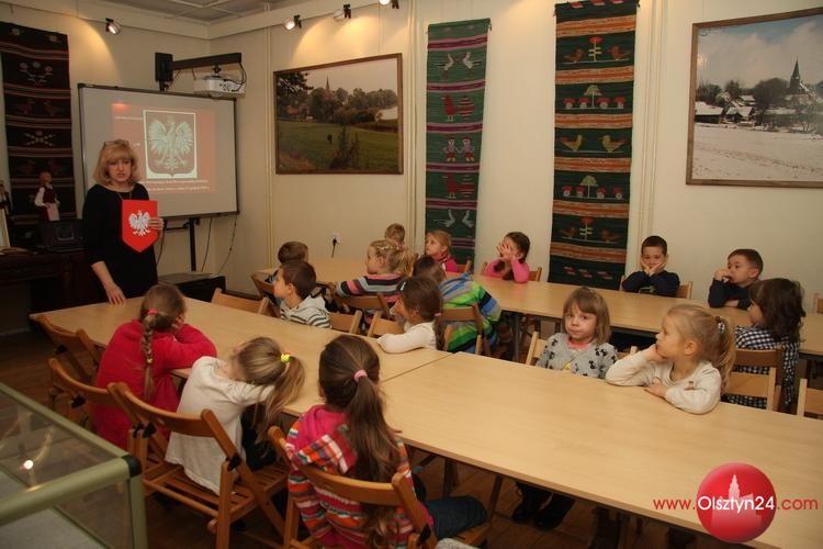 O Święcie Niepodległości rozmawiano z przedszkolakami w Muzeum Warmii i Mazur