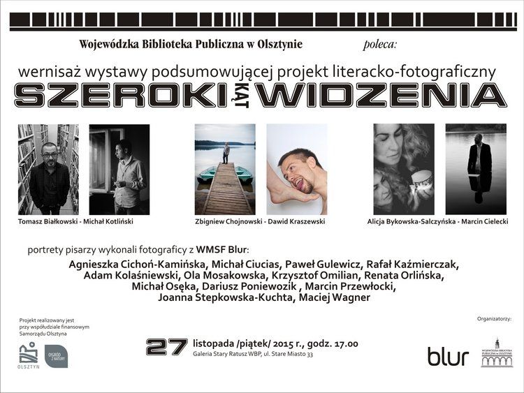 WBP i Blur zapraszają na podsumowanie projektu i wystawę „Szeroki kąt widzenia” 