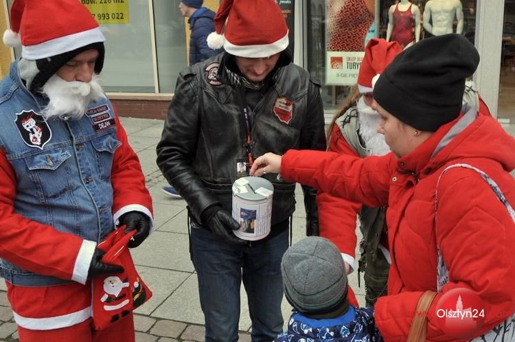 Motomikołaje kwestowali dla chorego kolegi