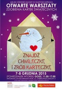 Zapraszają na warsztaty zdobienia kartek świątecznych