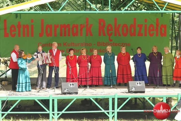 Letni Jarmark Rękodzieła zorganizowało Centrum Kulturalno-Biblioteczne w Dobrym Mieście