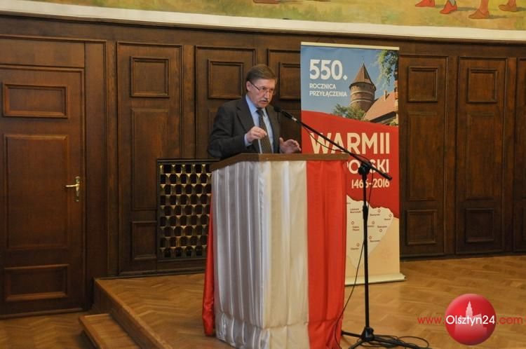 Sesja z okazji 550-lecia włączenia Warmii do Polski odbyła się w Urzędzie Miasta