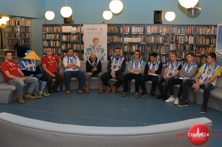 Koszykarze Stomilu Olsztyn spotkali się z fanami sportu
