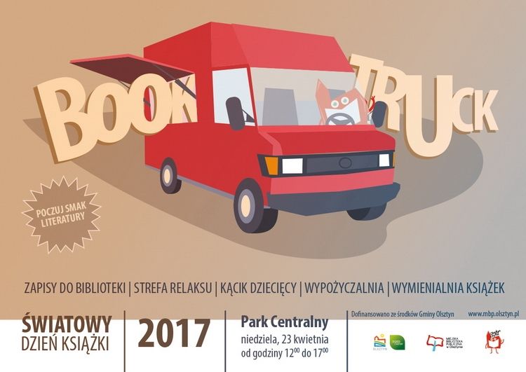 „Miejski Book Truck Publiczny” zaparkuje jutro w Parku Centralnym