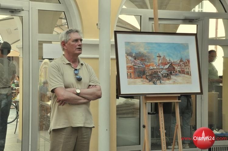 Wielki pożar Olsztyna w WBP zaprezentował Edward Ratuszyński