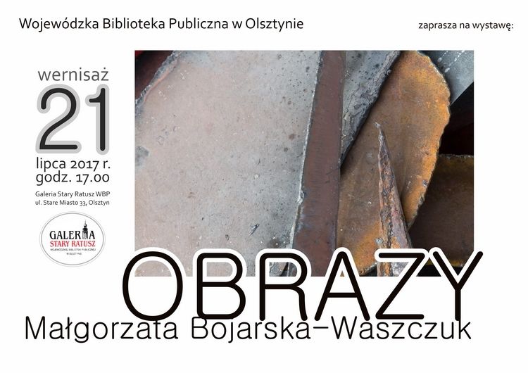 „Obrazy” Małgorzaty Bojarskiej-Waszczuk od piątku w WBP
