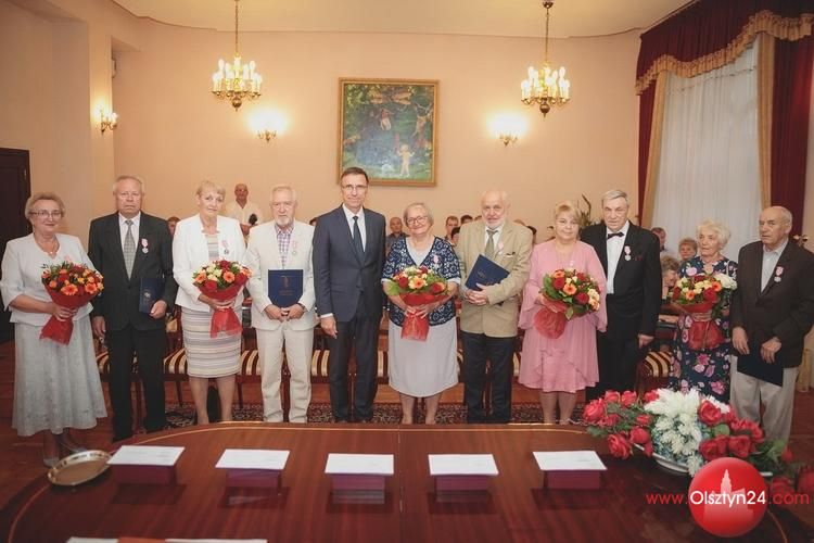 Sierpniowe pary z Olsztyna obchodziły Złote Gody 