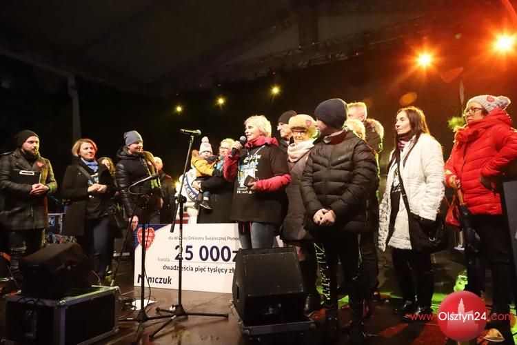 Lasery na podsumowanie 27. Finału WOŚP w Olsztynie