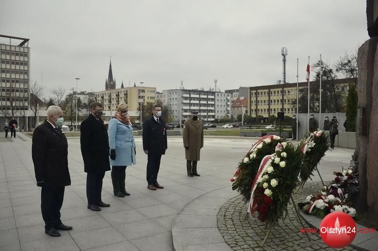 Skromne obchody Święta Niepodległości w Olsztynie