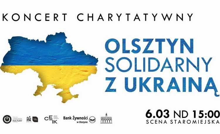 W Olsztynie odbędą się koncerty wsparcia dla Ukrainy. Uruchomiono zbiórkę power banków