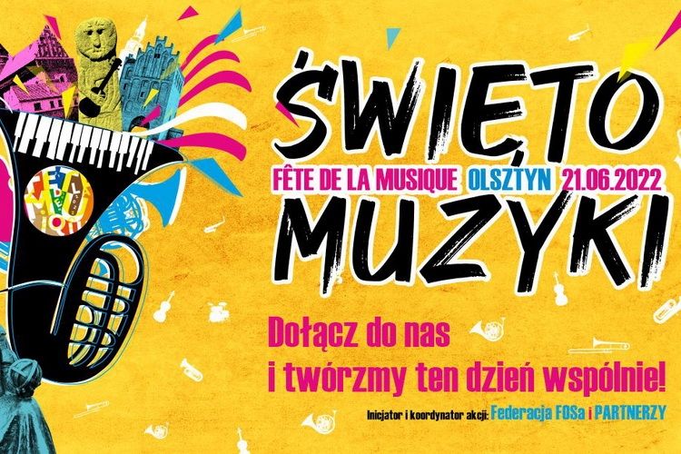 Międzynarodowe Święto Muzyki odbędzie się w Olsztynie