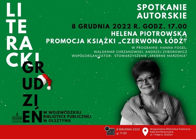 WBP zaprasza na spotkanie autorskie z Heleną Piotrowską