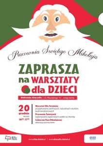 Pracownia Świętego Mikołaja - MBP zaprasza na warsztaty dla dzieci w Abecadle