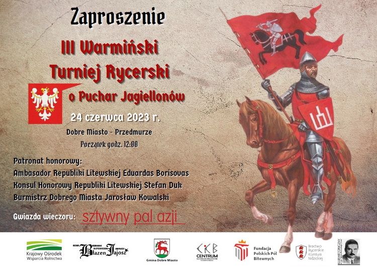 Turniej rycerski z Kopernikiem w tle. Dobre Miasto zaprasza!