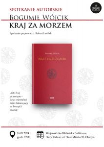 WBP zaprasza na spotkanie autorskie z Bogumiłem Wójcikiem 